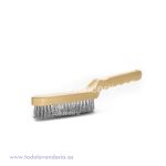 CEPILLO PARA PIEL ACERO AMERICANO C/MANGO