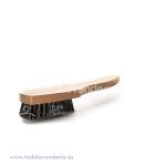 CEPILLO PARA PIEL ACERO-CERDA C/MANGO