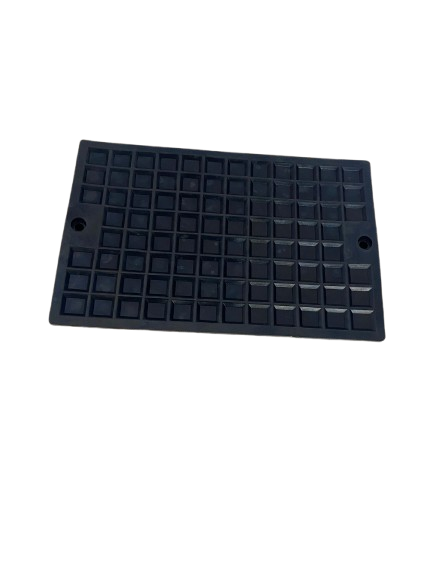 APOYO GOMA PLANCHA SILICONA NEGRO
