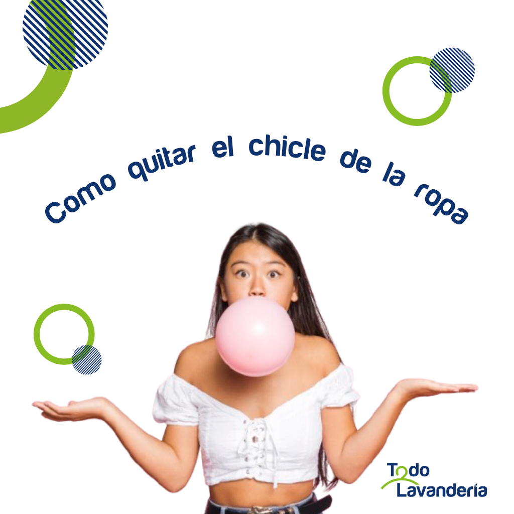Como quitar el chicle de la ropa