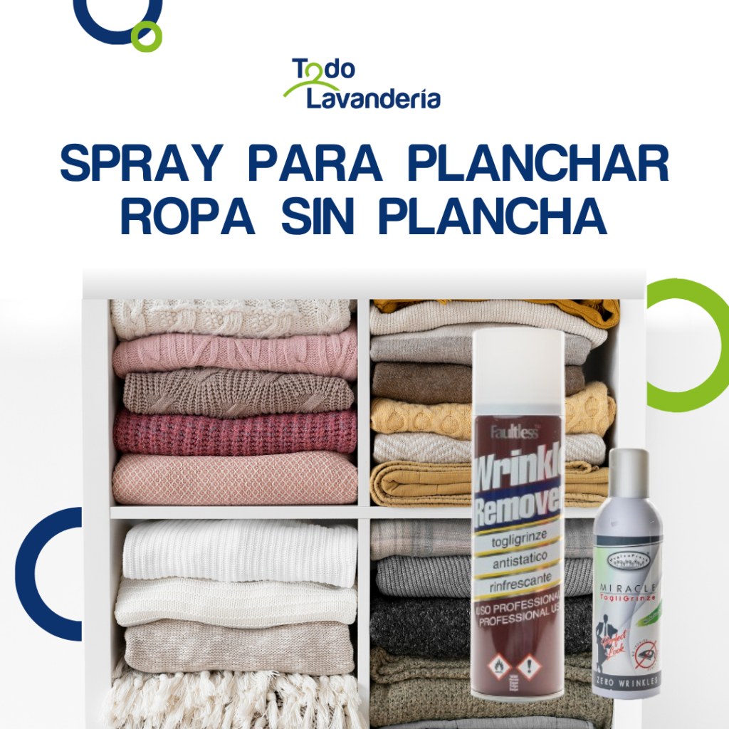 Spray para planchar ropa sin plancha