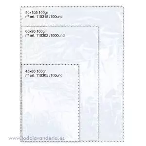 BOLSAS PAQUETE 60x90cm/G120/500uds