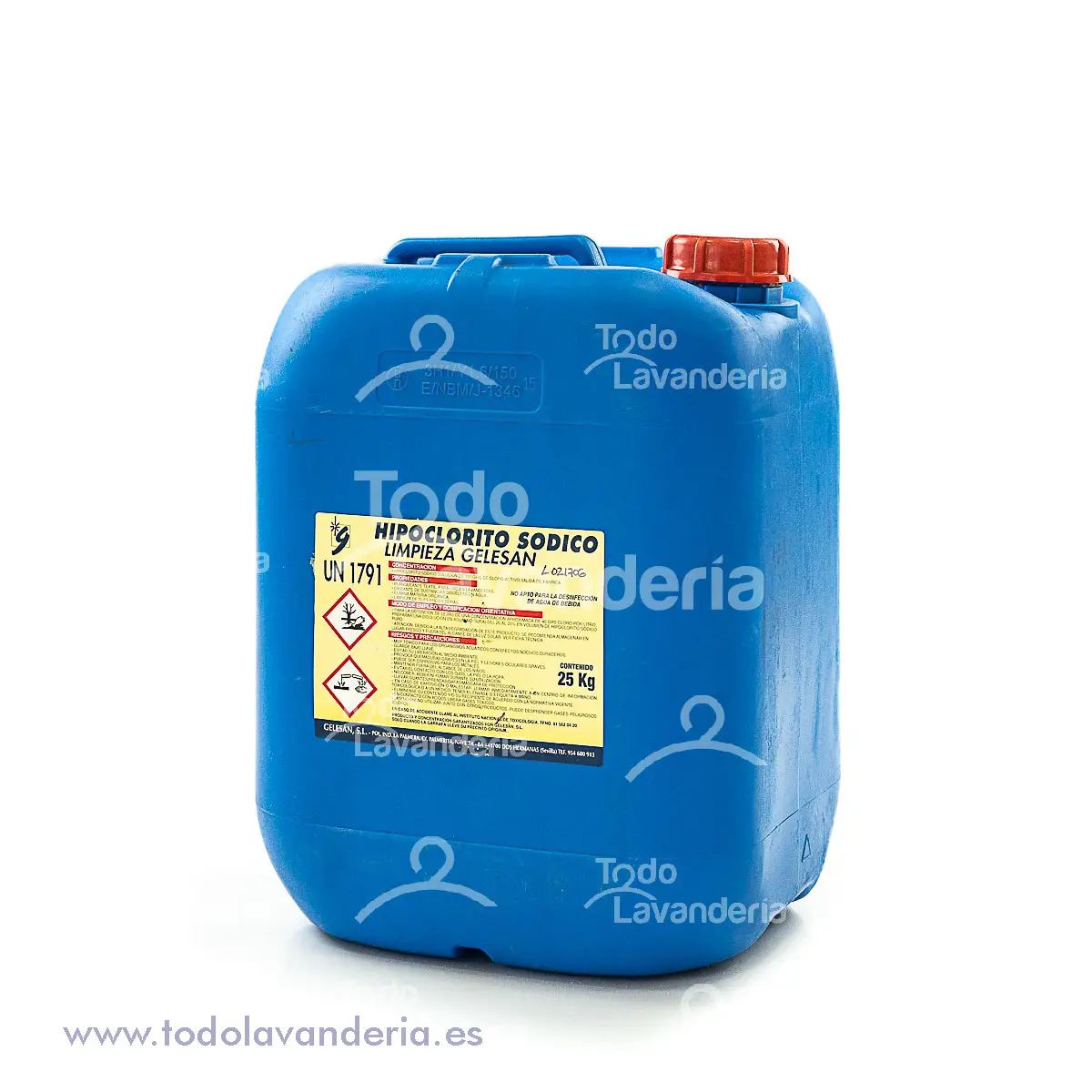 HIPOCLORITO SODICO - 25 KG