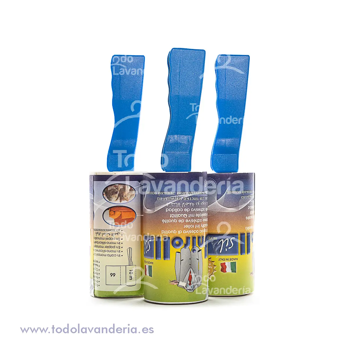 CEPILLO PARA ACABADO QUITAPELUSAS SILICONA C/MANGO