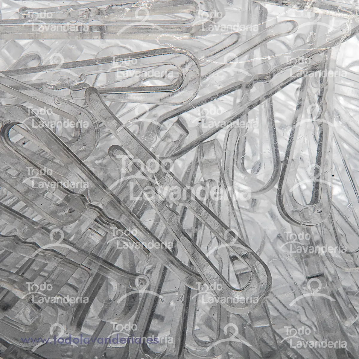 CLIPS PLASTICO PARA FALDAS 2.000 UDS (TRANSPARENTE)
