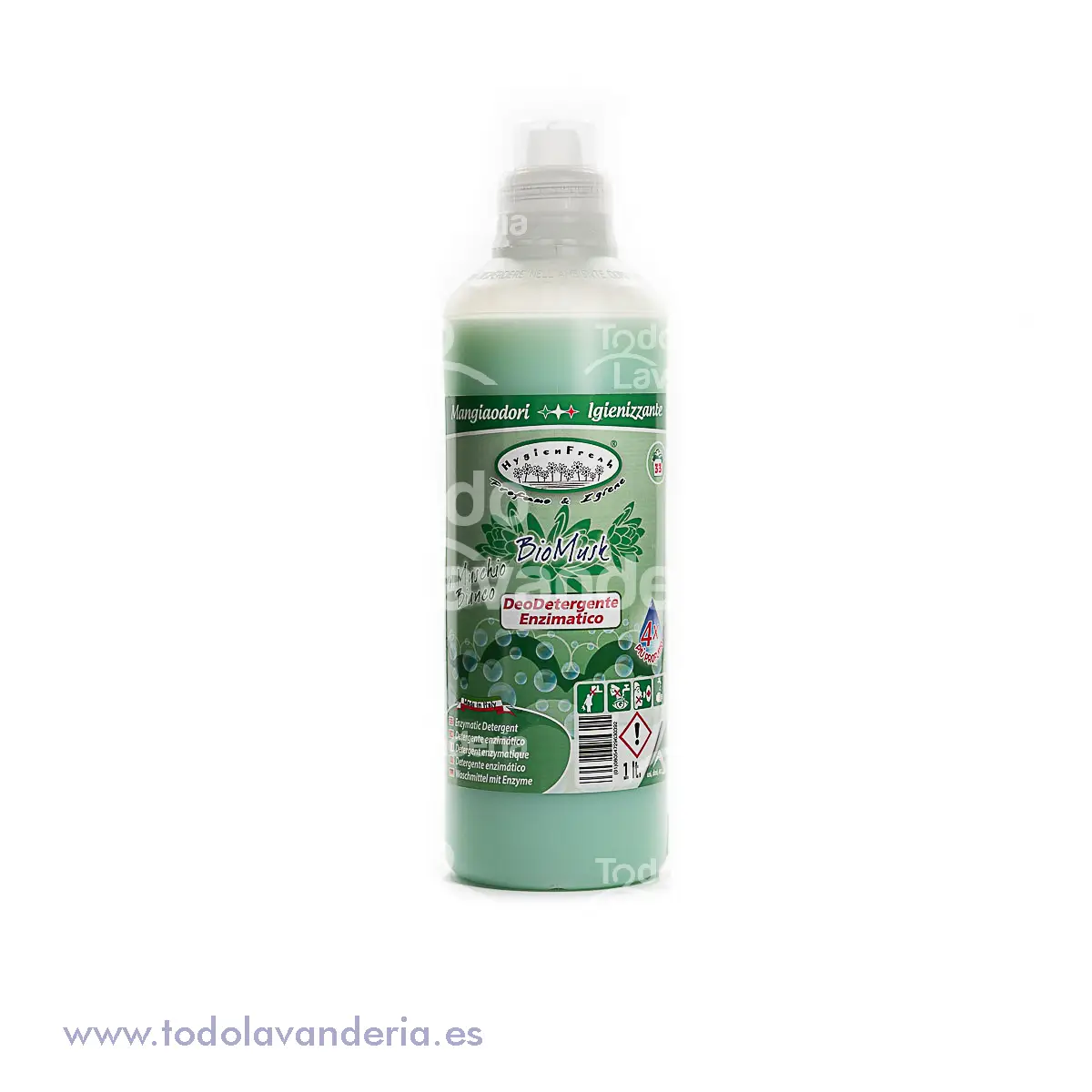 DEODETERGENTE ENZIMATICO BIO MUSK - 1 LT