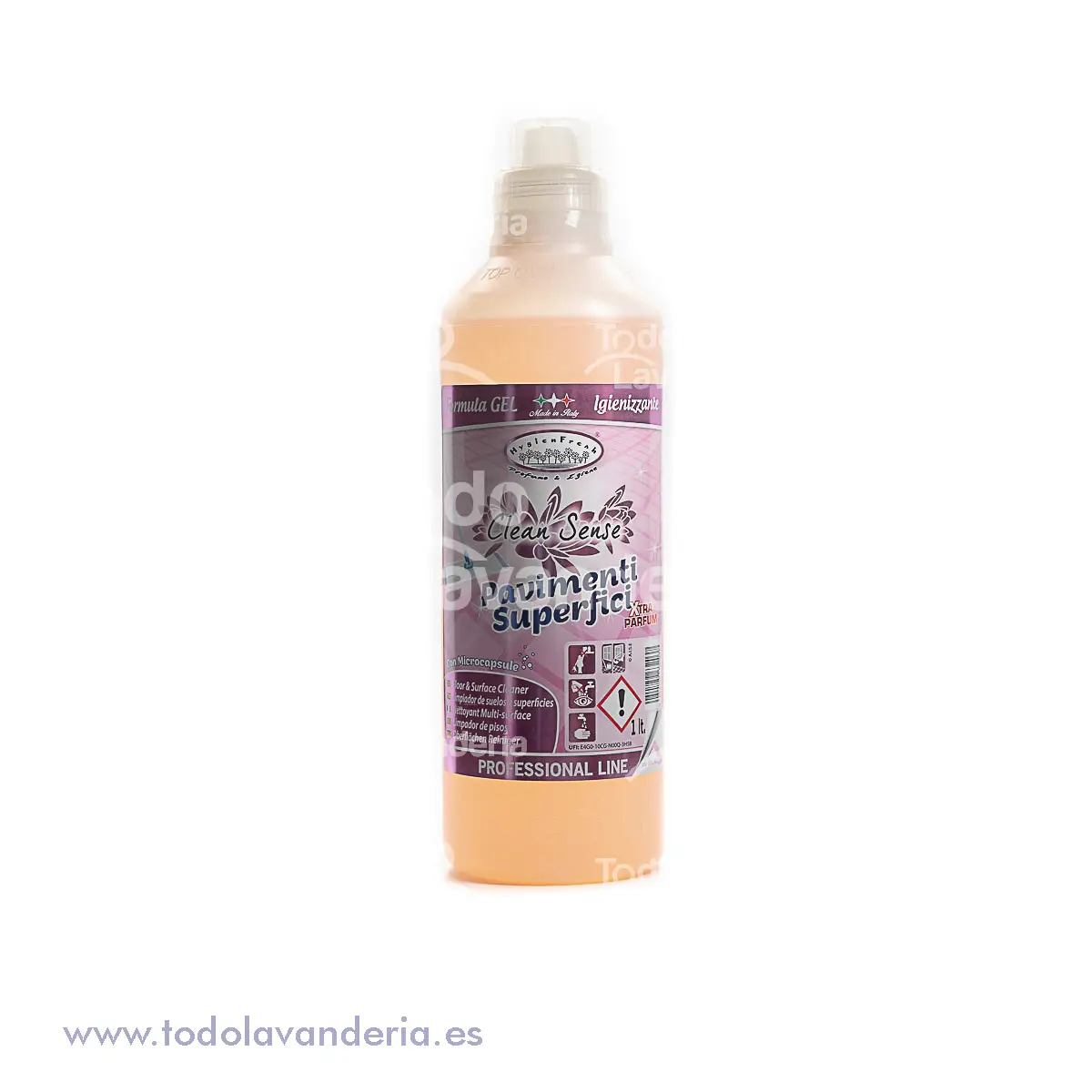 DEODETERGENTE PARA SUPERFICIES CLEAN SENSE (12 x 1 LT)