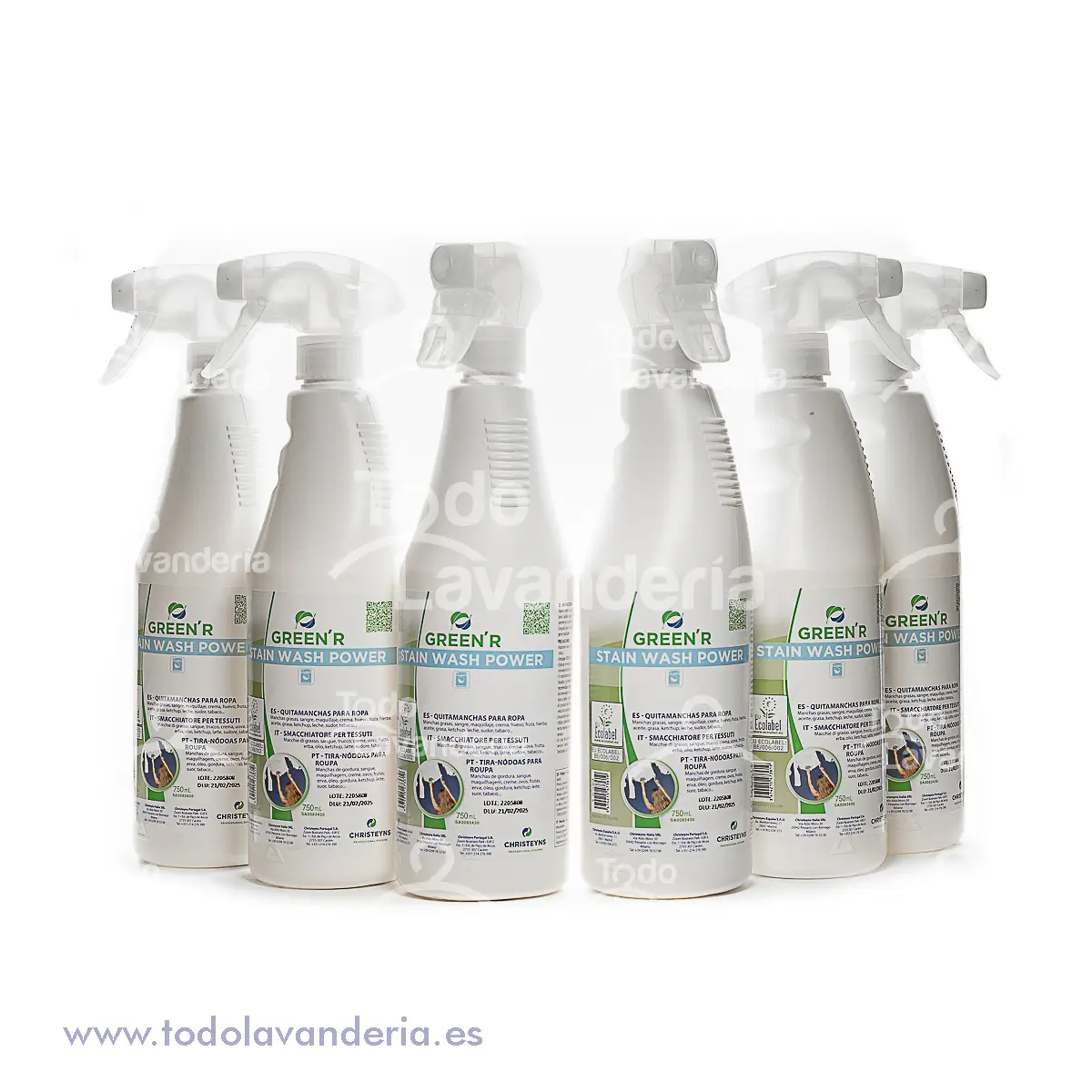 DESMANCHANTE STAIN WASH POWER  6 x 750 ML