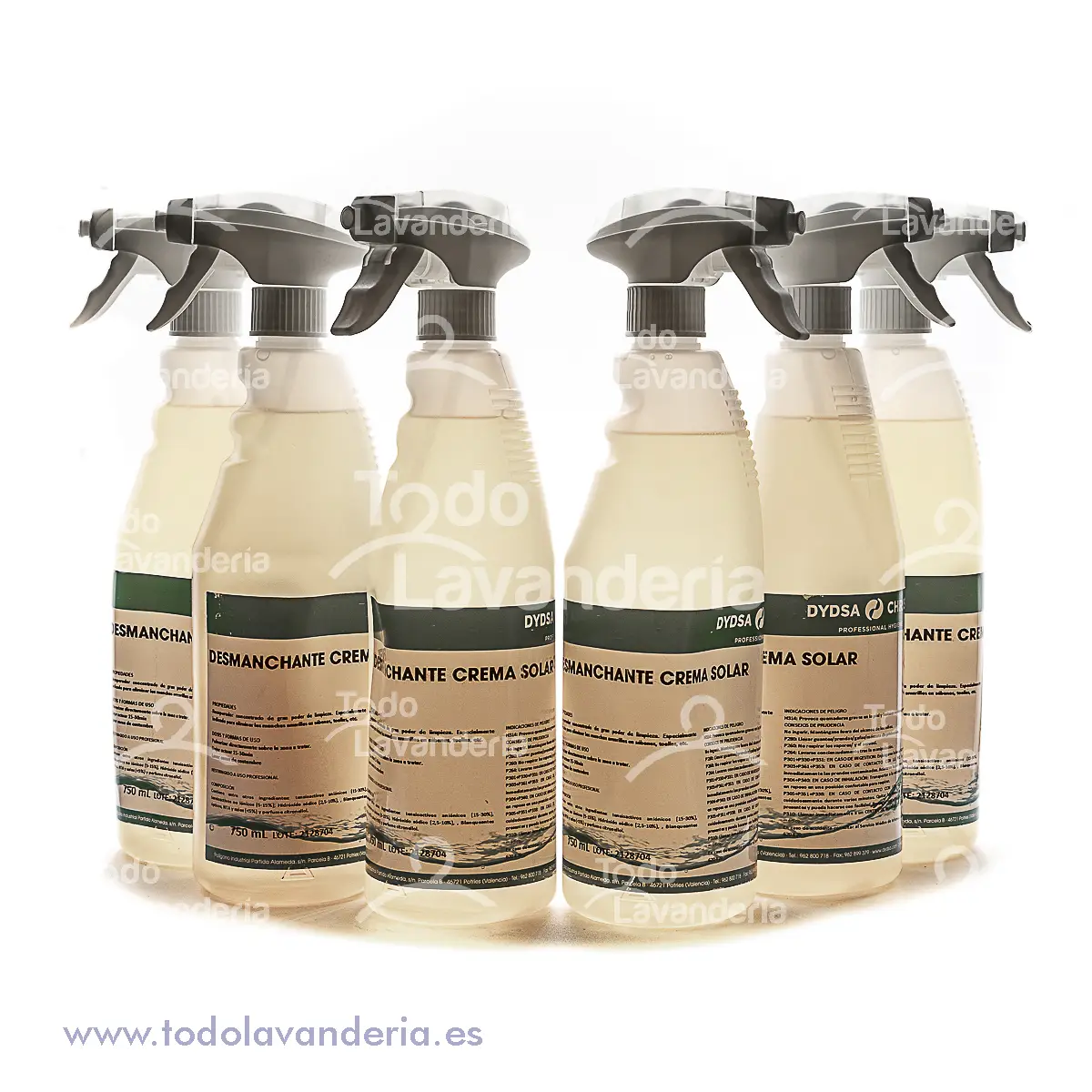 DESMANCHANTE CREMA SOLAR 6 x 750 ML