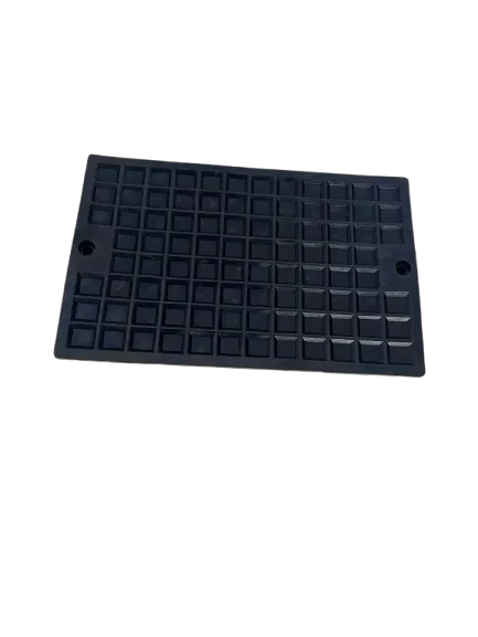 APOYO GOMA PLANCHA SILICONA NEGRO